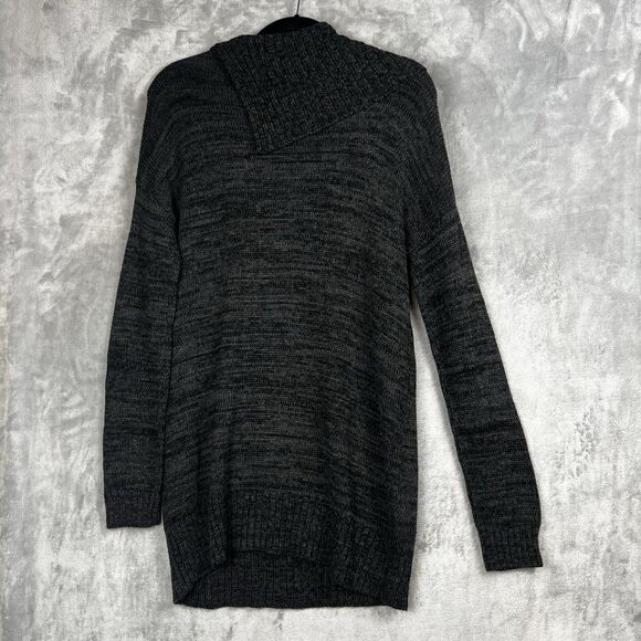Women’s Sweater Tunic Mock Neck Dolman Sleeve Dark Gray   Medium Matty M  NWT - Picture 9 of 10